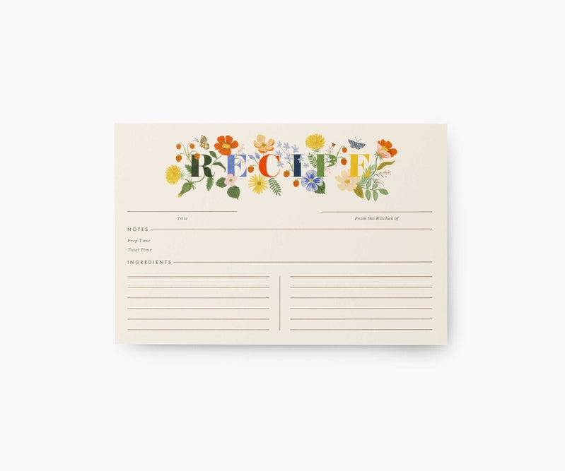 Recipe Card Bundle- 12