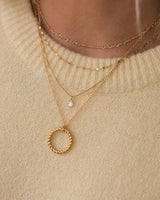 Sofia Slice Necklace-Moonstone