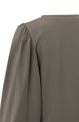 Boatneck Top w/Puff Sleeve