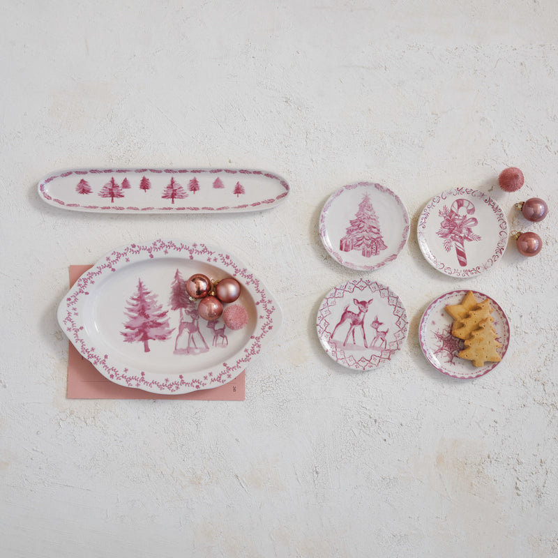 Holiday Stoneware Plate