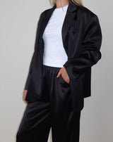 Satin Oversized Blazer