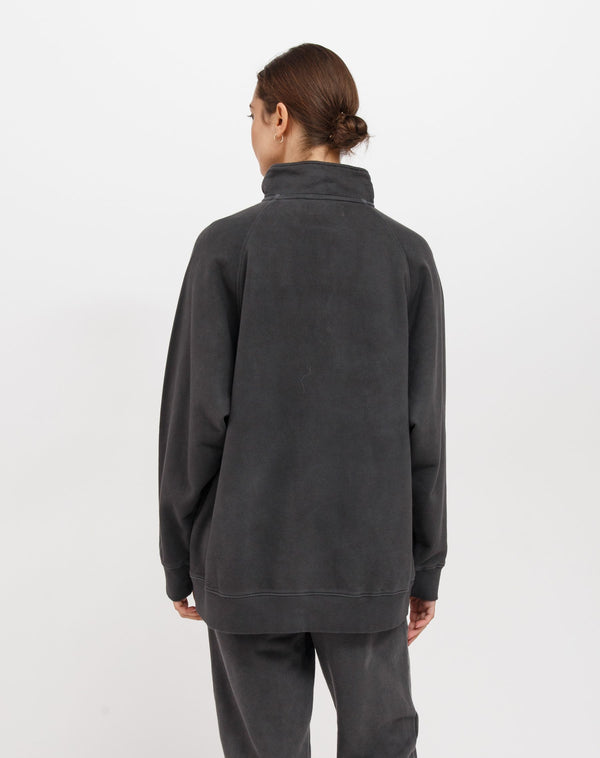 NYBF 1/4 Zip-Vintage Grey