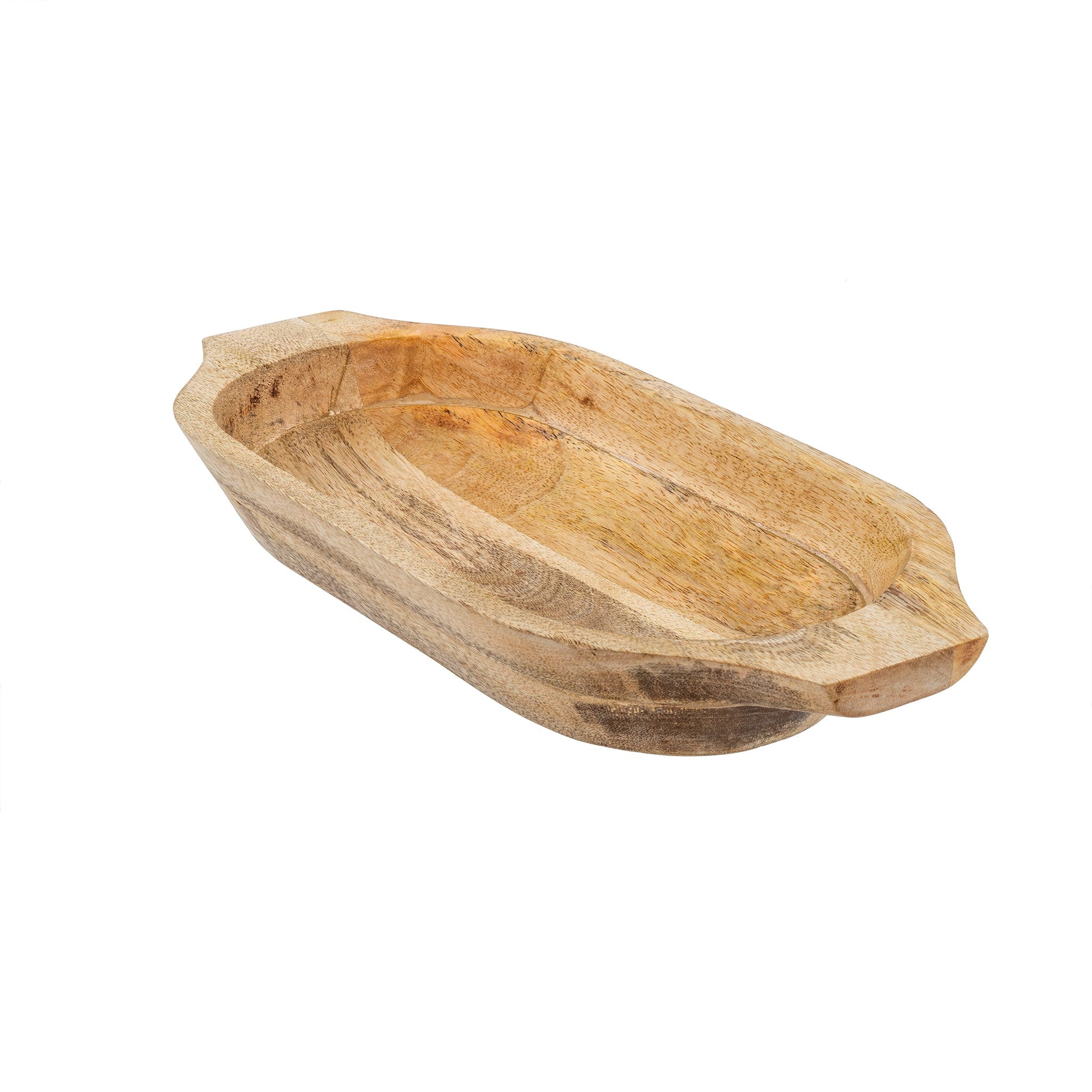 Wooden Dough Bowl Jardines Domaine