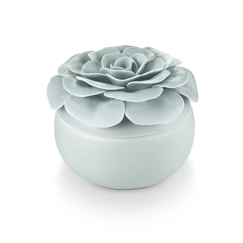 Ceramic Flower Candle