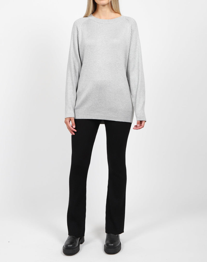 Long Ribbed Crew