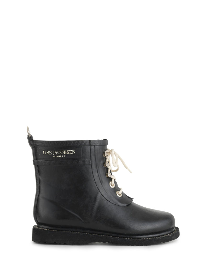 Rubber Lace Up Boot