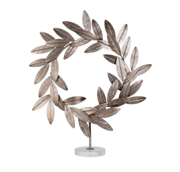 Willow Wreath On Stand