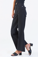 Fiona Wide Leg-Black