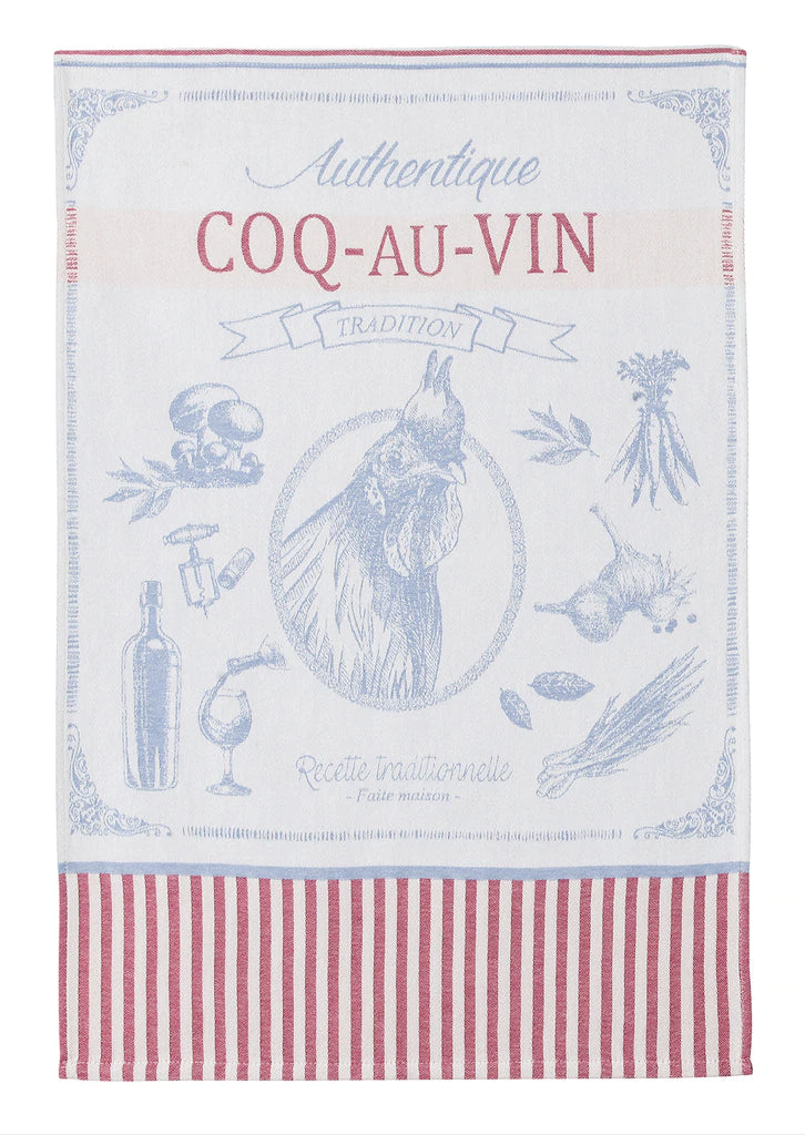 Coq au Vin Tea Towel