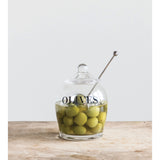 Olive Jar W/Spoon