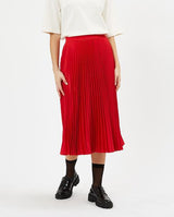 Pleated Midi Skirt