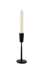 Luna Forged Candlestick-Black